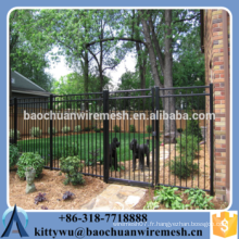 Porte de clôture métallique de haute qualité et haute qualité, grille métallique de haute qualité, grille métallique de haute qualité